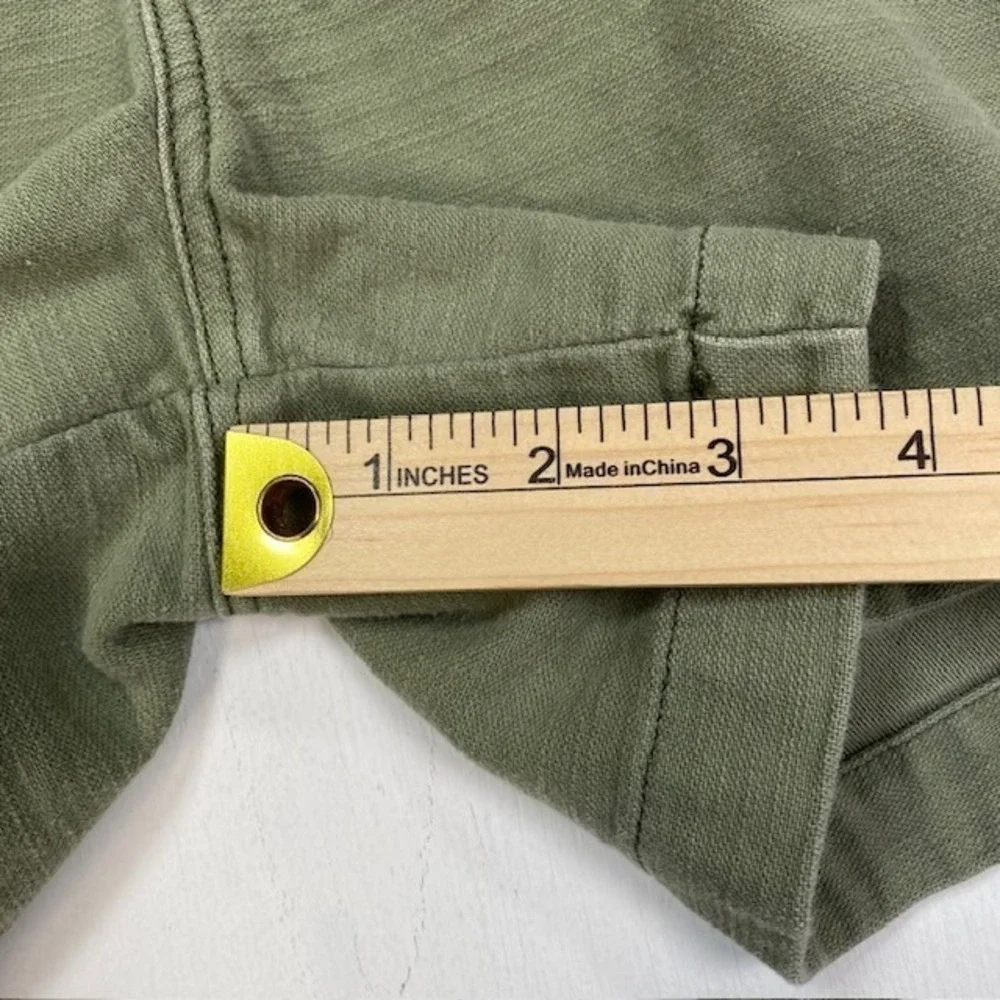 Faherty Brand Olive Green Utility Patch Pocket Shorts Mens 32 WBS2304FTG Stretch